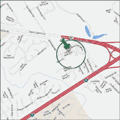 Map of Asbury Park Louisville Kentucky