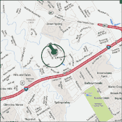 Map of Beech Spring Farm Louisville Kentucky