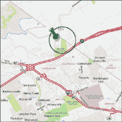 Map of Glen Oaks Louisville Kentucky