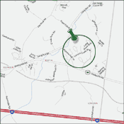 Map of Locust Creek Louisville Kentucky