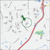 Map of Saratoga Springs Louisville Kentucky