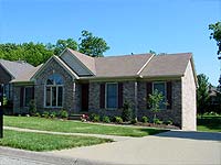 Photo of homes in Saratoga Woods Louisville Kentucky
