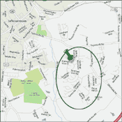 Map of Saratoga Woods Louisville Kentucky