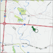 Map of Shakes Run Louisville Kentucky