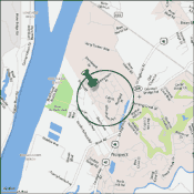 Map of Sutherland Louisville Kentucky