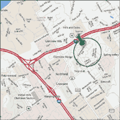 Map of Woods Of St. Thomas Louisville Kentucky