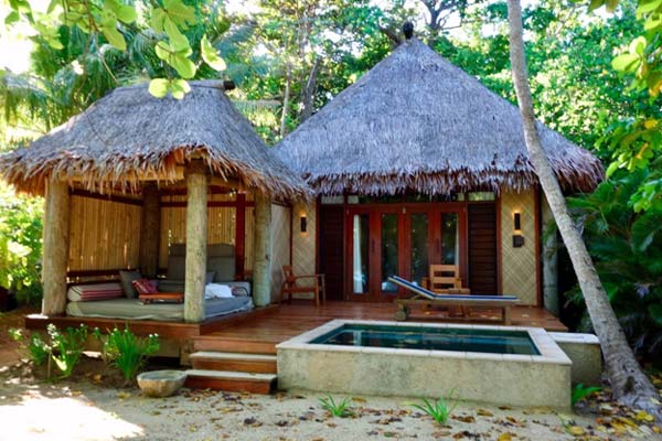 Photo of a modern house design of a hut