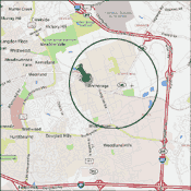 Map of Anchorage Louisville Kentucky