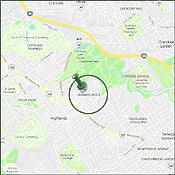 Map of Bonnycastle Louisville Kentucky