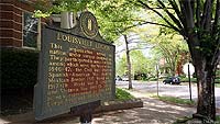 Photo of Louisville Legion sign in Cherokee Triangle Louisville Kentucky