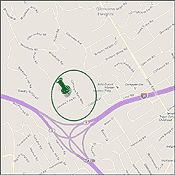 Map of Glenview Park Louisville Kentucky