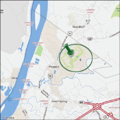 Map of Hunting Creek Louisville Kentucky