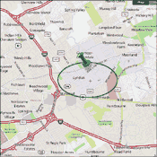Map of Lyndon in Louisville Kentucky