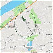 Map of Mockingbird Valley Louisville Kentucky