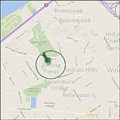 Map of Rolling Fields Louisville Kentucky