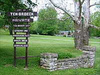 Photo of Ten Broeck Sign Louisville Kentucky